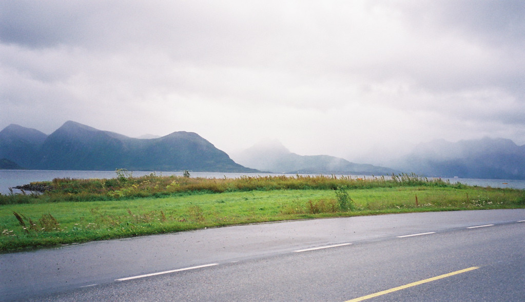 Mountains in the mist.