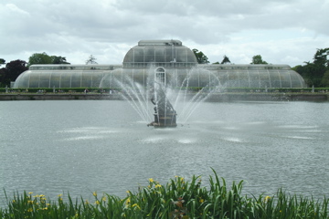Palm House and fountain.