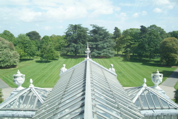 View from the Temperate House balcony.