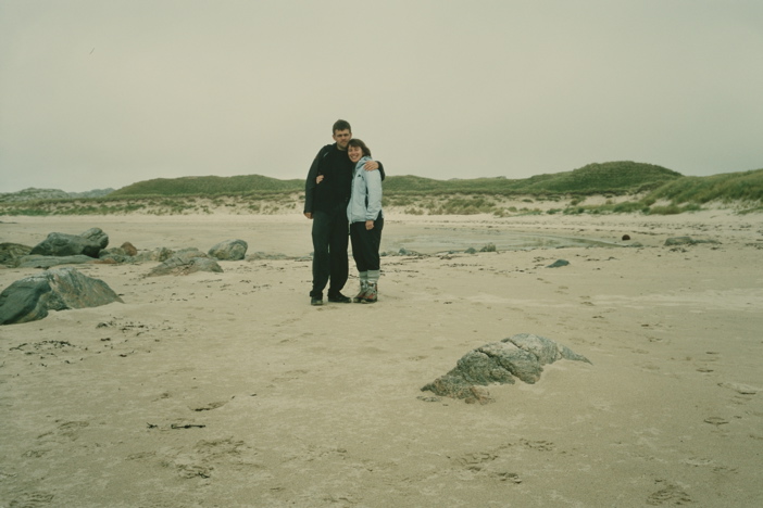 On the beach