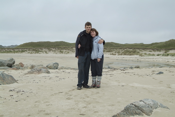 On the beach