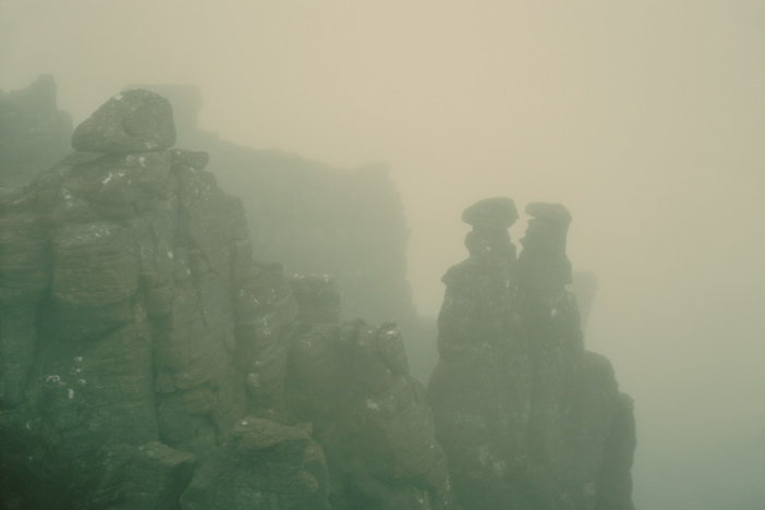 Pinnacles in the mist