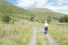 Walking towards Beinn Bhuidhe