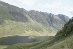 Looking across at Aonach Eagach