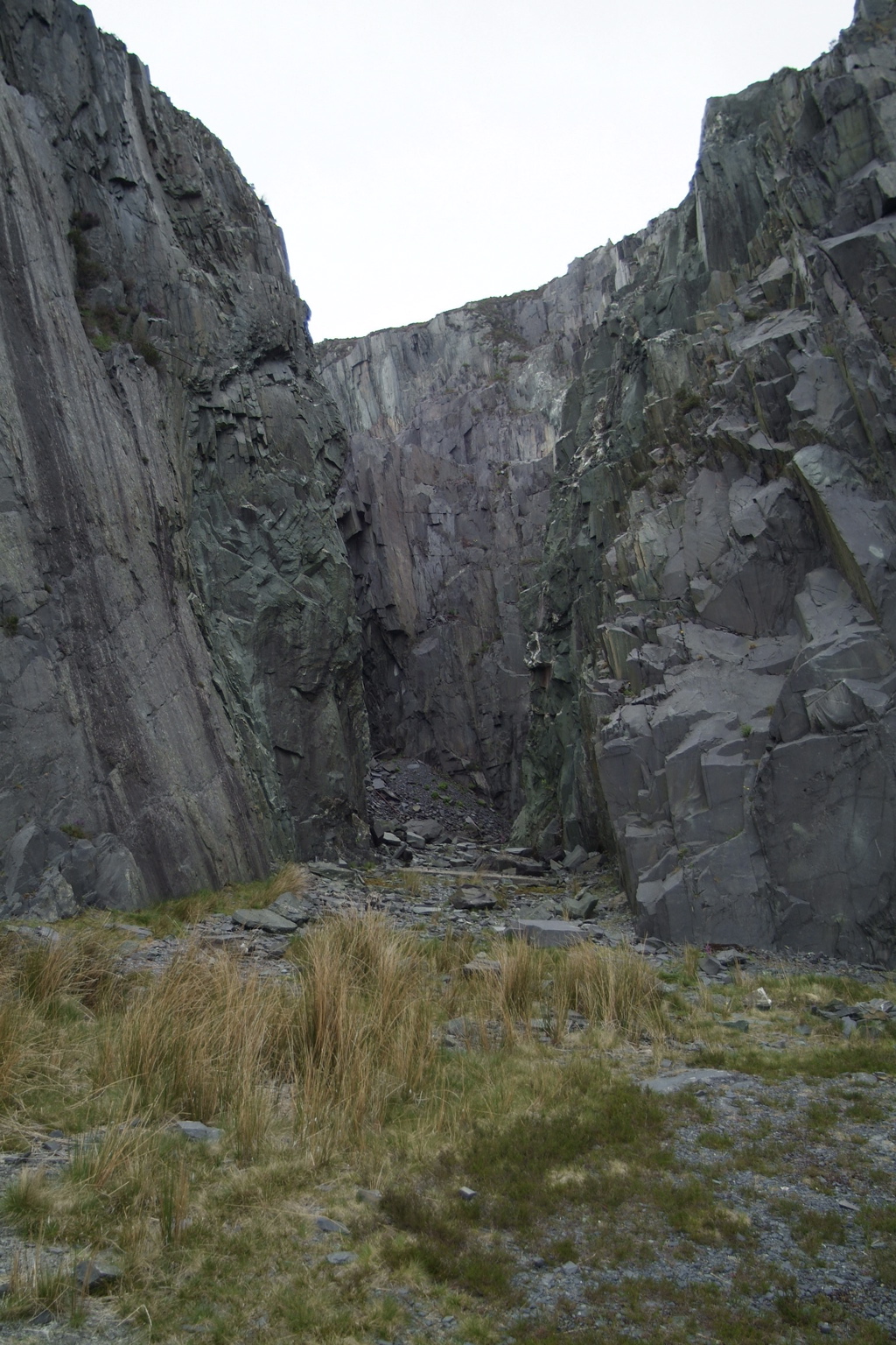 Secluded quarry.