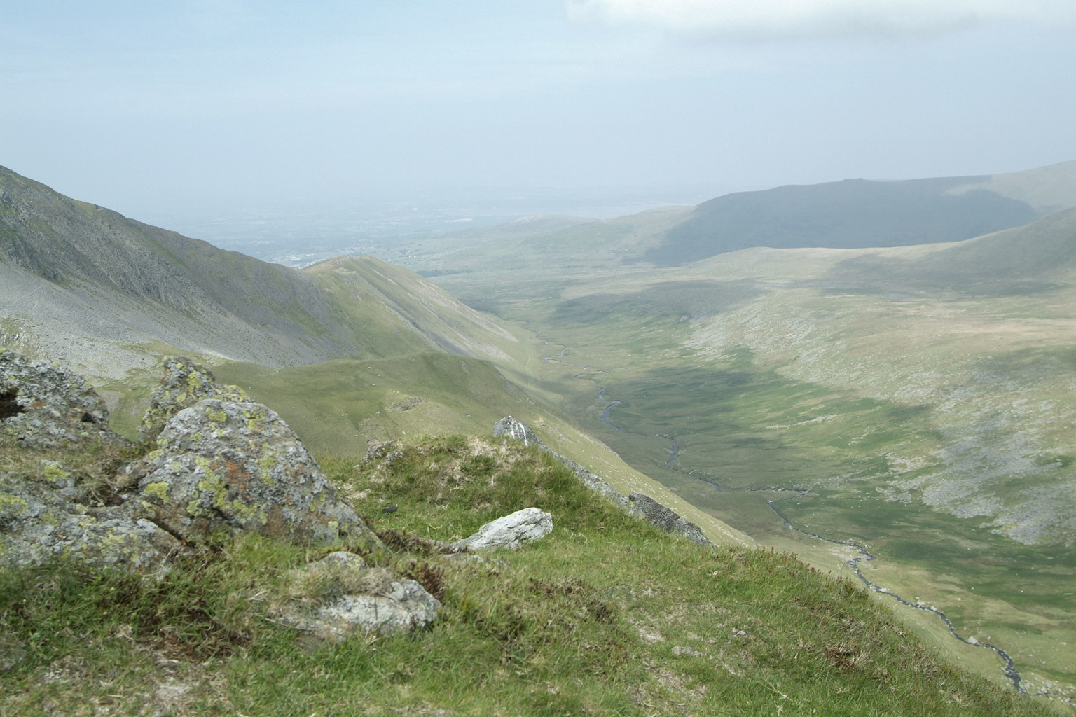 Cwm Llafar from above.