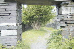 Barracks entrance.