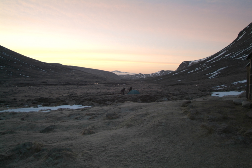 Camping in the Lairig Ghru