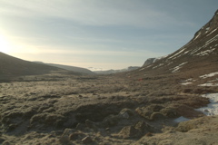 Down the Lairigh Ghru