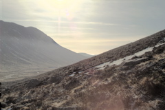 Walking towards Garbh Coire