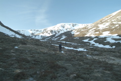 Wandering over to Garbh Coire Bothy