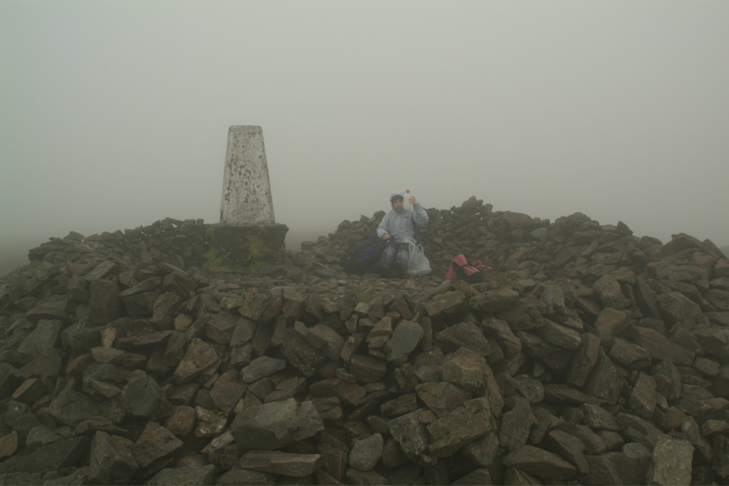 The summit of Merrick