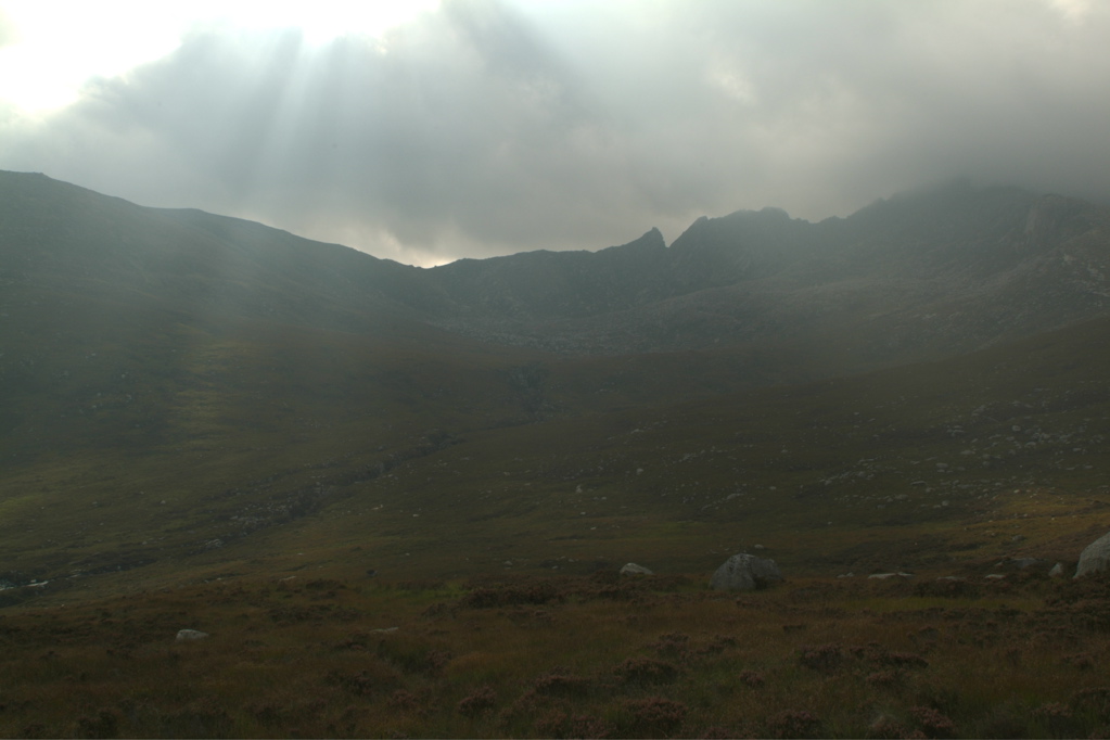 The witch's step from North Glen Sannox