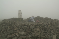 The summit of Merrick