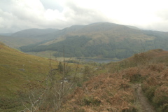 Heading down towards Loch Trool