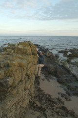 Sea side bouldering