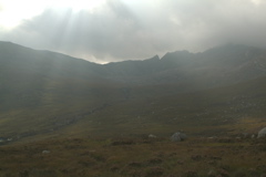 The witch's step from North Glen Sannox