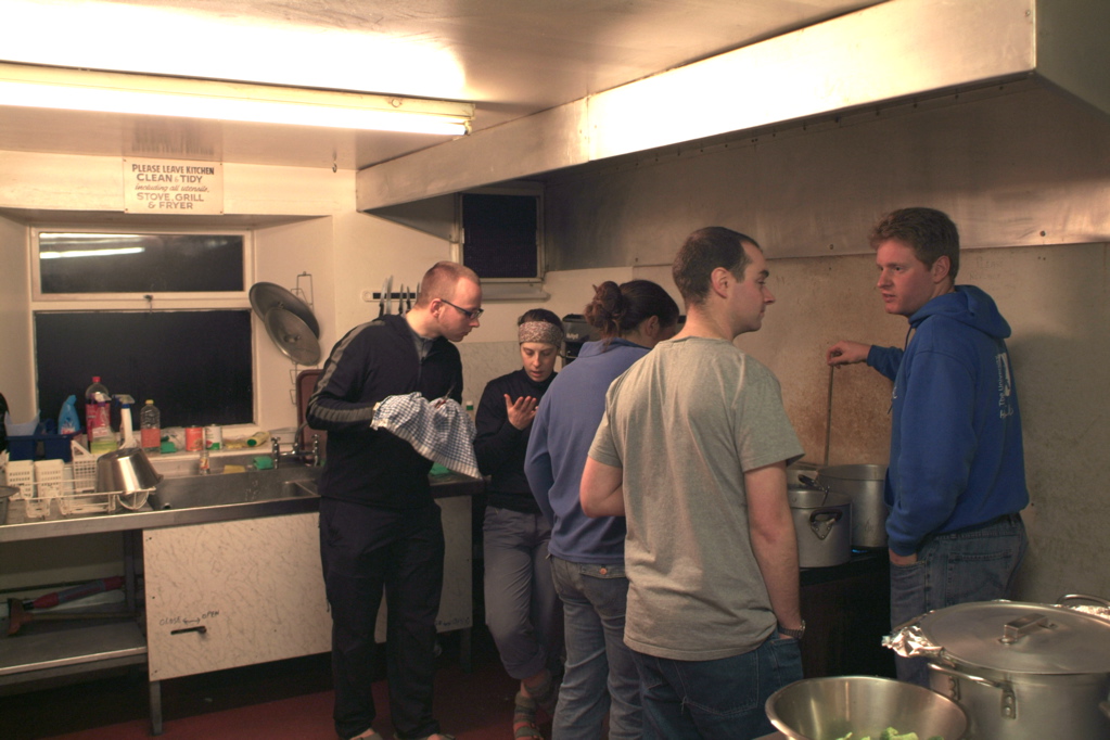 The kitchen crew.