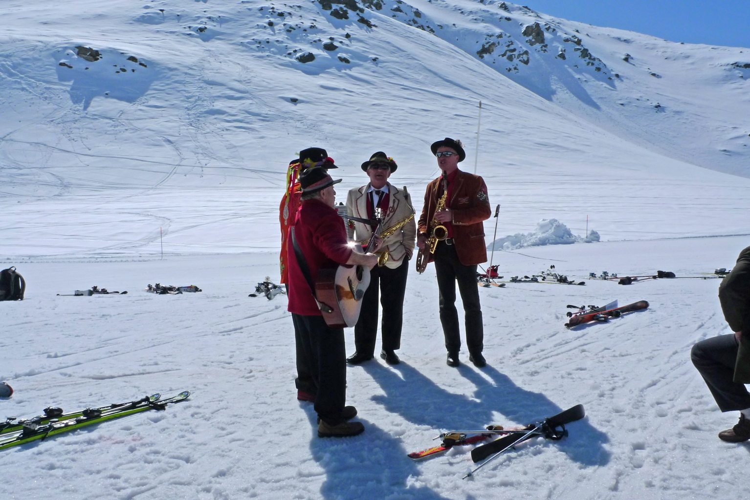 Band at Valtournenche telemark festival