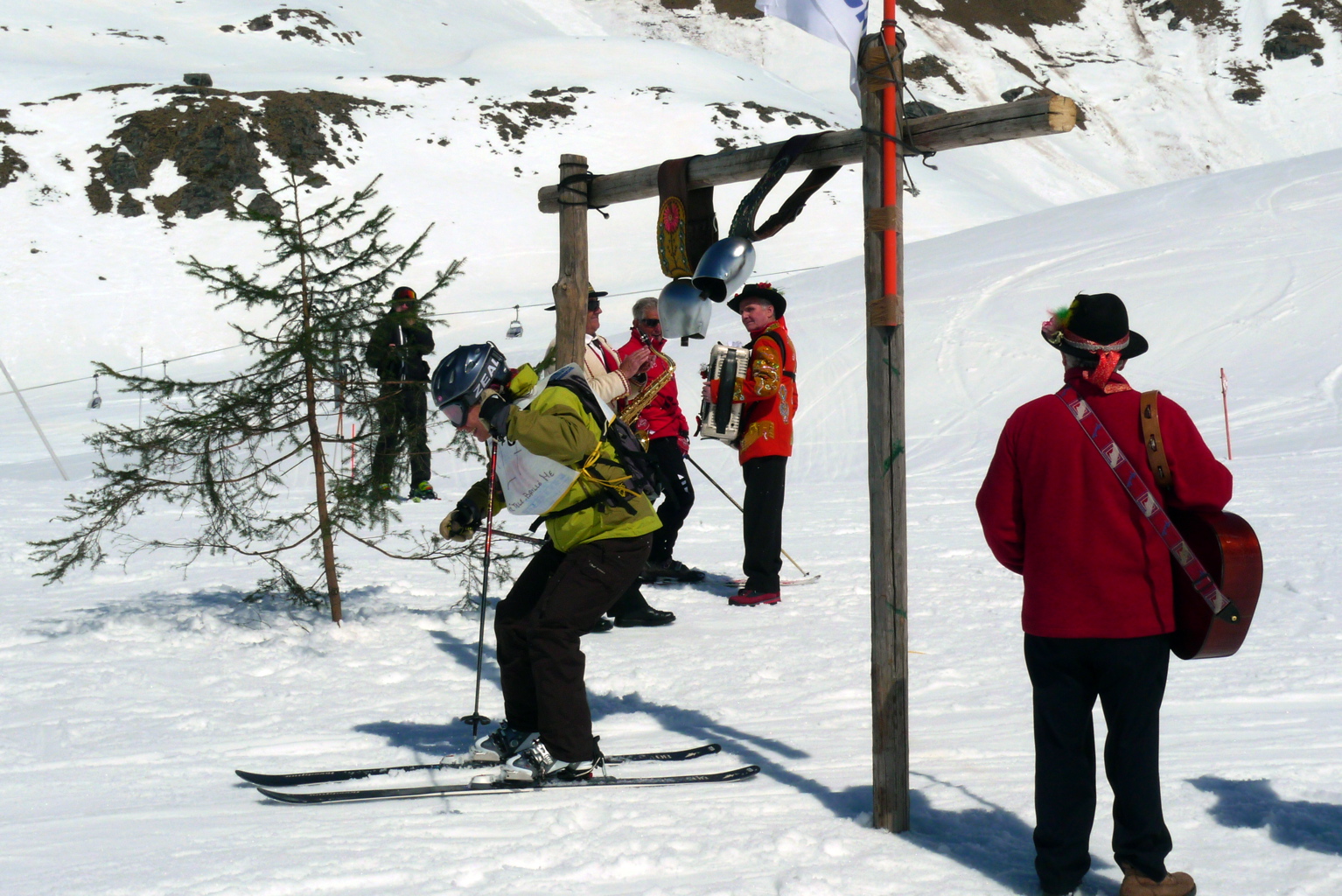 Bonny crosses the finish line