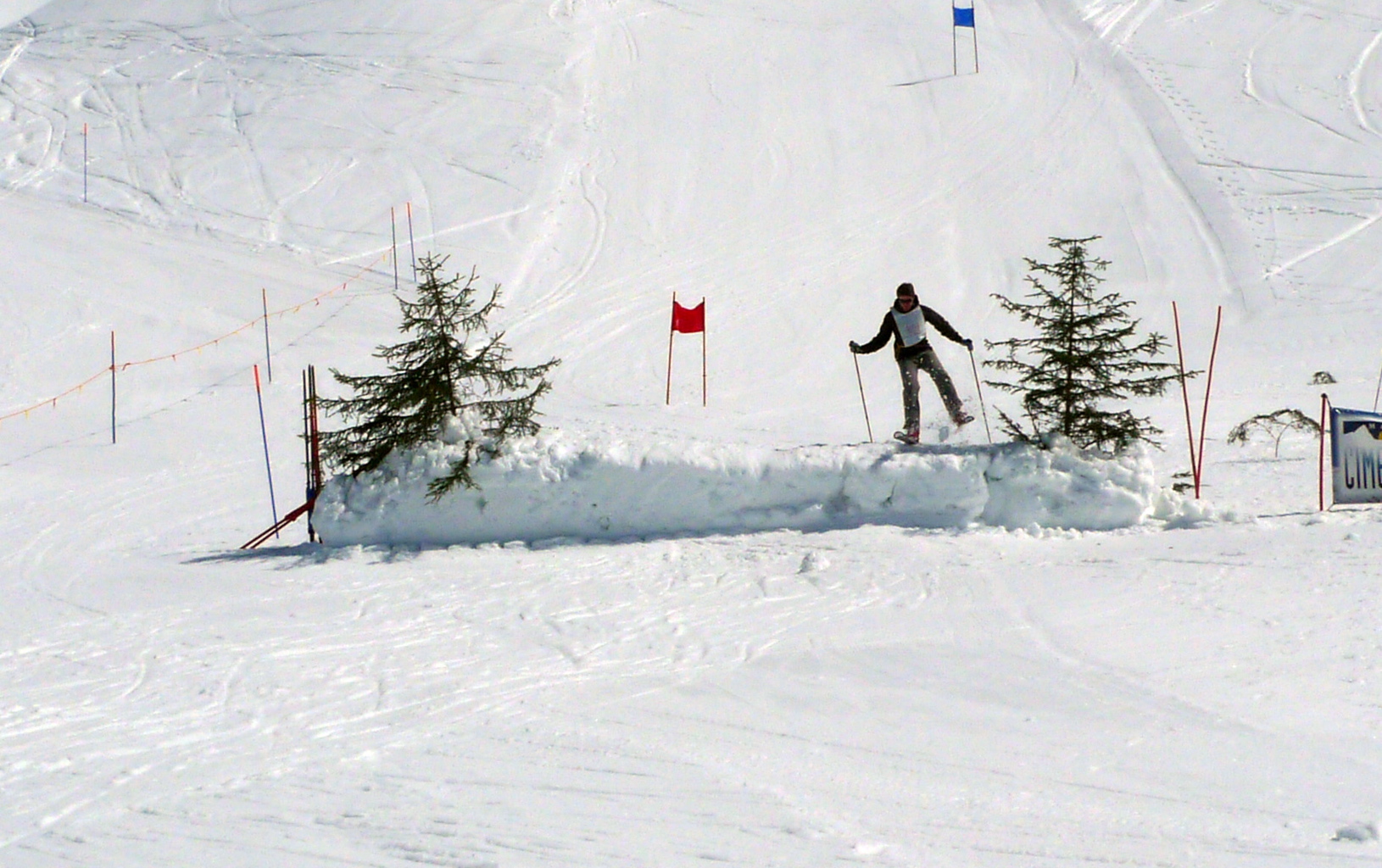 John hops over the wall