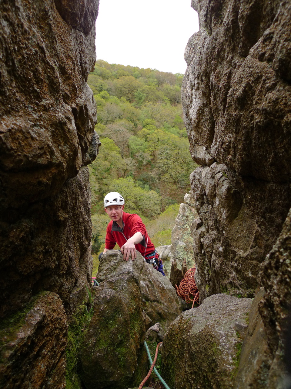 Mark at the top of "mucky gully"