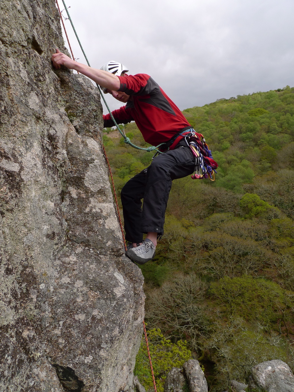 Mark on pinnacle buttress