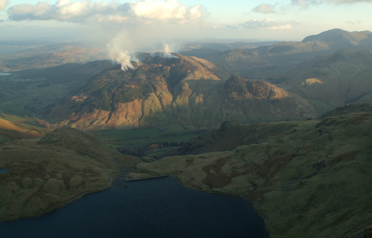 Lake district volcano