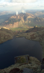 The view over Stickle Tarn